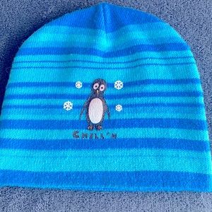 Penguin fun graphic stretchy skull cap